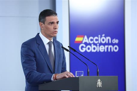 El presidente del Gobierno realiza una declaración institucional 